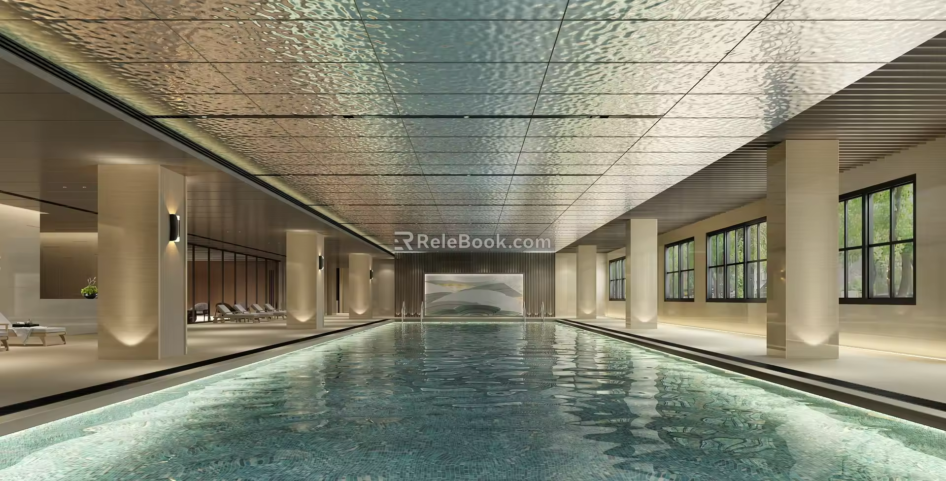 Swimming Pool Modern Swimming Pool 3d model