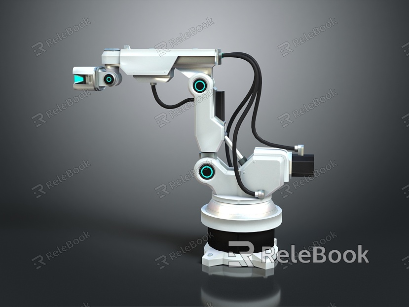 Modern Mechanical Arm Robot Arm Robot Head model