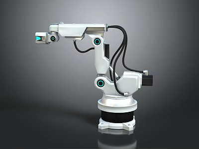Smart Robotic Arm With Precision Mechanical Joints And Sensor Technology For Industrial Automation 3d model