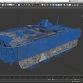 Armored Vehicle Armored Transport Vehicle Armored Carrier Launcher Light Tank Infantry Fighting Vehicle Low Face Number Low Model Simple Model Game Sub-era Film and Television Level 3d model