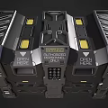 Science Fiction Weapon Box Science Fiction Props Box Weapon Box ammunition box 3d model