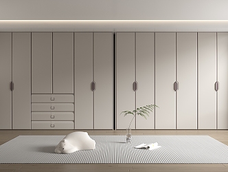 Modern wardrobe 3d model