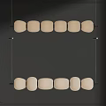 The ancient chandelier combination 3d model