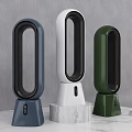 Modern Bladeless Air Cooler Fans In Blue White Green Colors For Home Decor