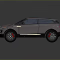 Silver Gray Modern SUV Exterior With Sporty Wheels And Front Grille Design