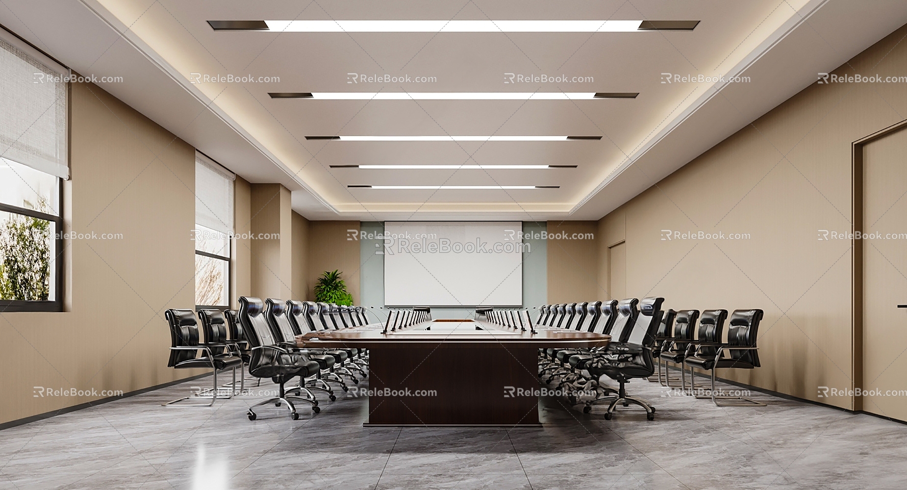 Modern Conference Room Government Conference Room Training Conference Room Office Conference Room 3d model