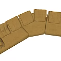 Modern Edra Multiplayer Sofa 3d model