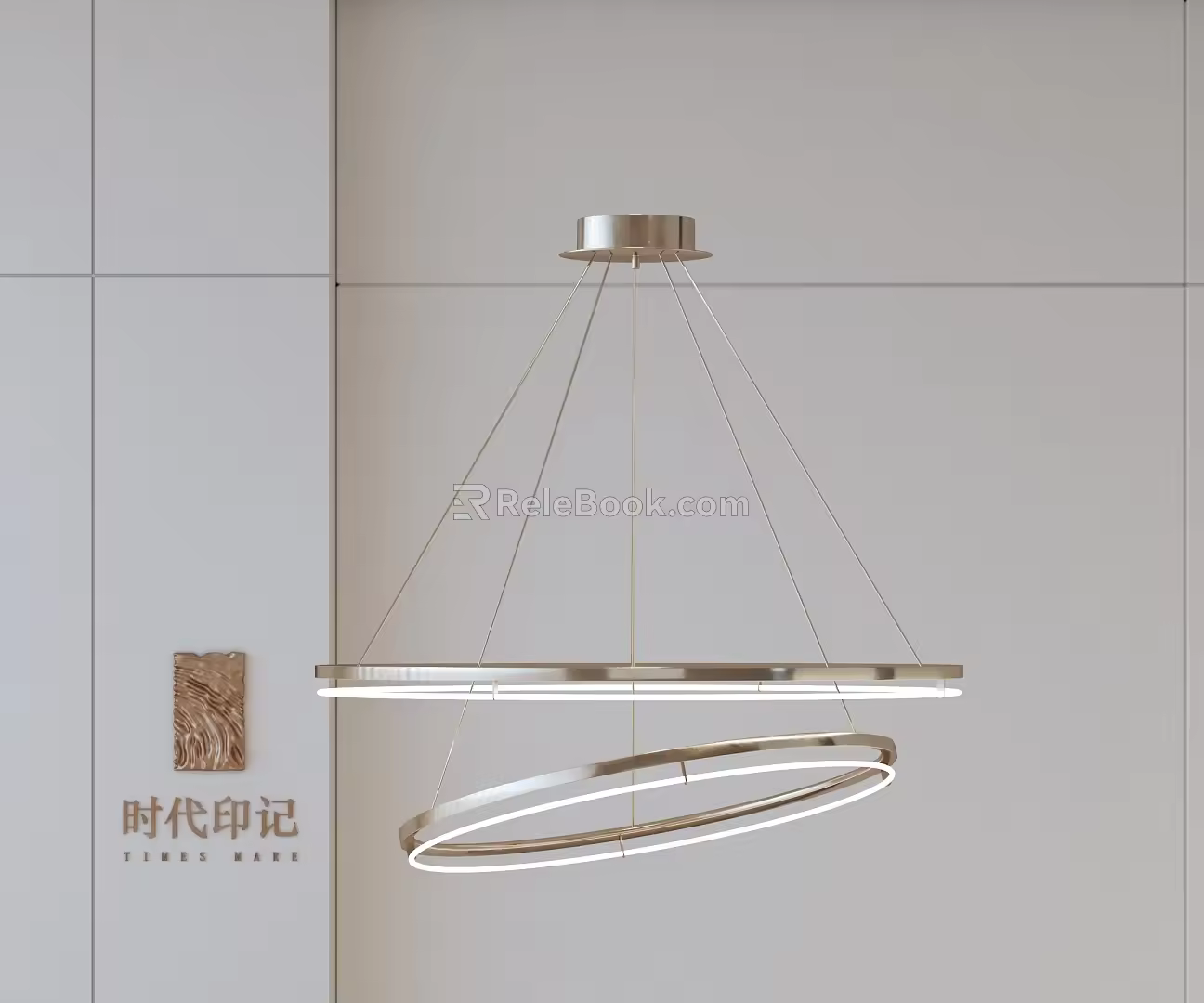 Modern chandelier 3d model