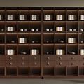 20 New Chinese Tea Cabinet Decorative Cabinet 3d model