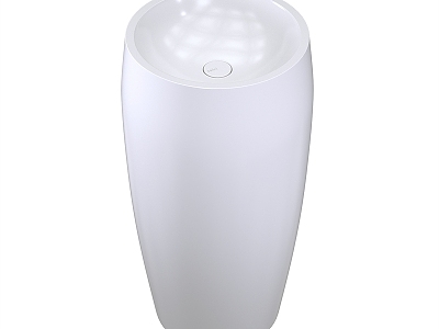 Minimalist Column Washbasin Ceramic Integrated Column Washbasin Bathroom Washbasin Personalized Balcony Washbasin Siaman Balcony Round Homestay Washbasin Floor Washbasin 3d model