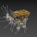 Armed Robot Fighting Robot Mechanical Armor Artificial Intelligence Military Robot PBR Material Deforming Robot Manned 3d model