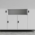 Low Cabinet File Cabinet Locker 3d model