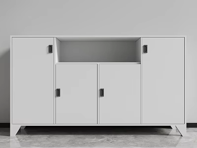 Low Cabinet File Cabinet Locker 3d model