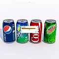 Refrigerator Storage For Pepsi Sprite Coke And Mountain Dew Beverage Cans