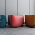 Modern stool combination 3d model