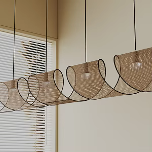 Modern chandelier 3d model