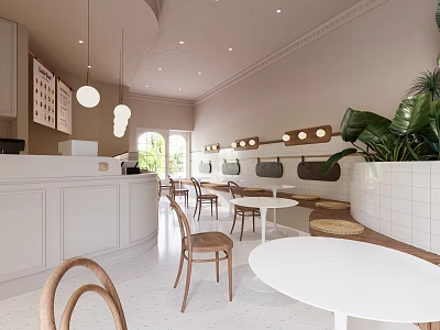 Modern Dessert Shop Dessert Bakery 3d model