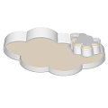 Cloud Shaped Ceiling Light With Soft White Glow For Kids Bedroom Decor 3d model