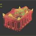 Red Brick Library Building With Green Roof Skylights And Ornate Decorative Elements
