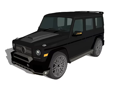 Black Off Road SUV With Stylish Design And Modern All Terrain Features 3d model