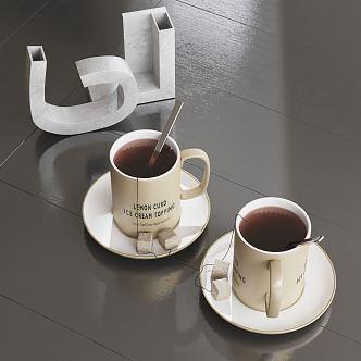 Modern Coffee Cup Coffee Cup Ornaments 3d model