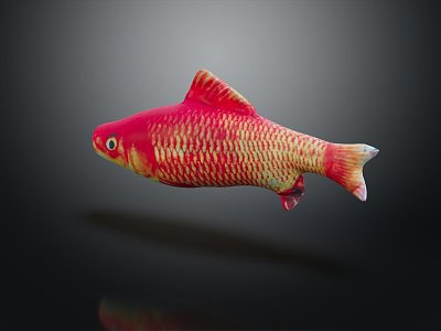 Modern Carp Red Carp Koi 3d model