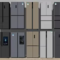 Smart refrigerator Modern refrigerator 3d model