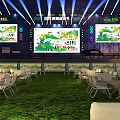 2024 Laoshan Beer Snow Beer Comfortable Outdoor Music Festival Night Scene