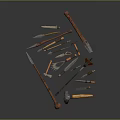 Woodworking Tools Saw Blade Saw Tools Hardware Tools Processing Tools Furniture 3d model