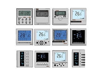 Modern Switch Smart Switch Socket Panel Button 3d model