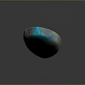 Colorful Natural Gemstone With Blue Orange Hues And Irregular Shape For Jewelry Design