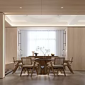 Modern Restaurant Interior Design With Open Layout Wooden Ceiling Pendant Lights And Dining Table Chairs
