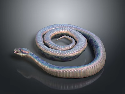 snake cobra venomous snake python reptile cold-blooded animal reptile reptile 3d model