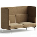 Double sofa sofa leisure sofa personality sofa 3d model