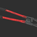 Hardware Tool Pliers With Black And Red Handles For DIY And Repair Work