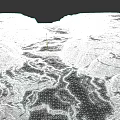 Detailed Realistic Microtopography With Layered Canyon Gully And Natural Texture Details