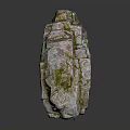 Natural Wooden Stone Material With Gray Pink Color And Mossy Surface Texture