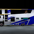 modern bus music bus 3d model