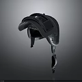 Military Weapon Helmet Gray Tactical Protective Gear With Full Face Shield And Adjustable Straps