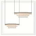Modern chandelier combination 3d model
