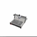 Desktop CNC Engraving Machine with Movable Arm Metal Worktable and Control Knob