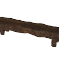 Modern bench 3d model