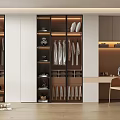 Modern Wardrobe Cloakroom 3d model