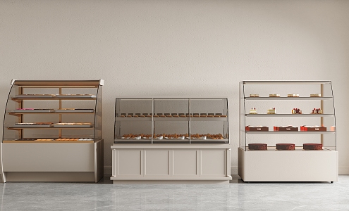 Dessert Store Display Cabinet Bakery Display Cabinet Shelf Dessert Store Shelf Bakery Display Cabinet Dessert Store Display Cabinet Glass Display Cabinet 3d model