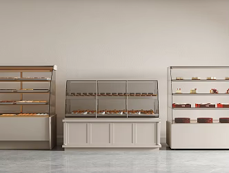 Dessert Store Display Cabinet Bakery Display Cabinet Shelf Dessert Store Shelf Bakery Display Cabinet Dessert Store Display Cabinet Glass Display Cabinet 3d model