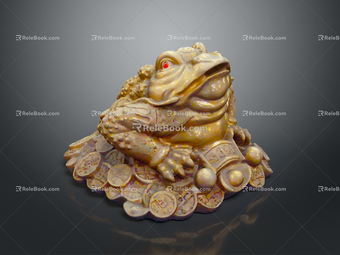 Little Golden Frog Frog Frog Golden Toad Frog Poisonous Frog Game Frog Reptile Cold Blooded Animal Reptile 3d model