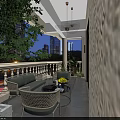 Modern Lobby Reception Area With Glass Doors Welcome Sign Sofa And Green Plants