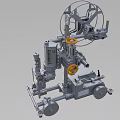 Welding mobile car 3d model