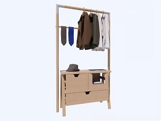 Modern Hanger Furniture 3d model