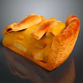 Golden Flaky Apple Pie With Tender Apple Chunks Baked To Perfection